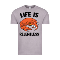Vintage Zinc crab life is relentless Vintage Tee - artisFamous