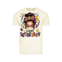 Vintage Arctic mardi gras school secretary caucasian messy bun Vintage Tee - texasbilliewilder