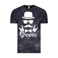Cloud Black groom bachelor party Vintage Tee - artisFamous