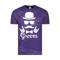 Cloud Purple groom bachelor party Vintage Tee - artisFamous