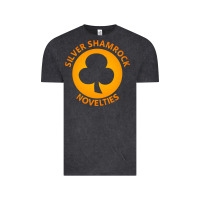Vintage Black silver shamrock novelties Vintage Tee - artisFamous
