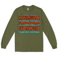 Army Green tooled leather and aztec Long Sleeve Tee - TumblerDesignByShophia