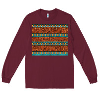 Burgundy tooled leather and aztec Long Sleeve Tee - TumblerDesignByShophia