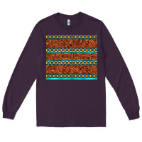Plum tooled leather and aztec Long Sleeve Tee - TumblerDesignByShophia