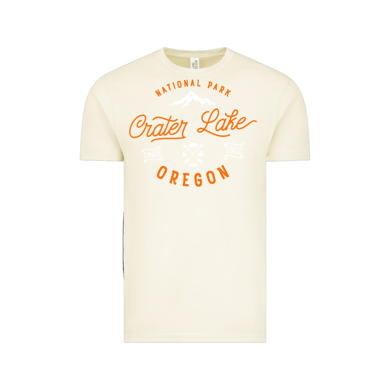 Crater Lake Oregon National Park Vintage Retro Vintage Tee by artisFamous | Teevron