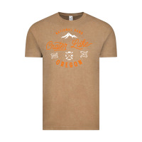 Vintage Coffee crater lake oregon national park vintage retro Vintage Tee - artisFamous