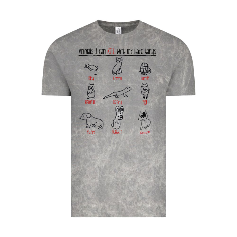 Animals I Can Kill With My Bare Hands Vintage Tee by artisFamous | Teevron