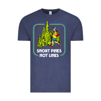 Vintage Denim snort pines not lines funny boy going to school vintage Vintage Tee - artisFamous