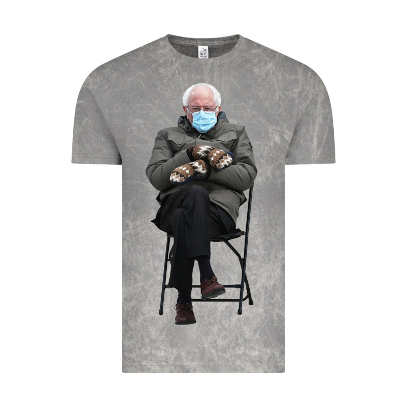 Bernie Sitting In The Cold With Mittens Meme Vintage Tee by artisFamous | Teevron