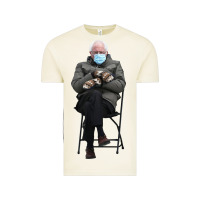 Vintage Arctic bernie sitting in the cold with mittens meme Vintage Tee - artisFamous