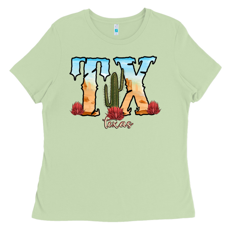 Texas Cactus Ladies Tee by RanaPortraitStore | Teevron