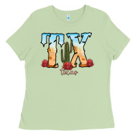 Matcha texas cactus Ladies Tee - RanaPortraitStore