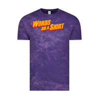 Cloud Purple words on a shirt Vintage Tee - artisFamous