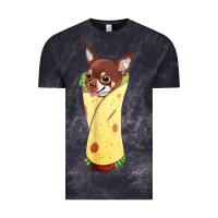 Cloud Black funny chihuahua dog burrito food tee Vintage Tee - artisFamous
