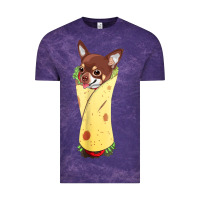Cloud Purple funny chihuahua dog burrito food tee Vintage Tee - artisFamous