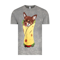 Cloud Rock funny chihuahua dog burrito food tee Vintage Tee - artisFamous