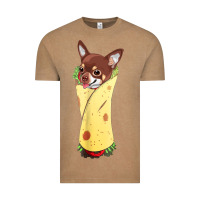 Vintage Coffee funny chihuahua dog burrito food tee Vintage Tee - artisFamous