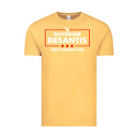 Vintage Mustard desantis governor keep florida free Vintage Tee - artisFamous