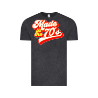Vintage Black made in the 70s retro Vintage Tee - artisFamous