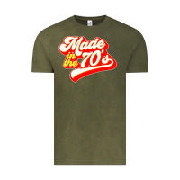 Vintage Olive made in the 70s retro Vintage Tee - artisFamous