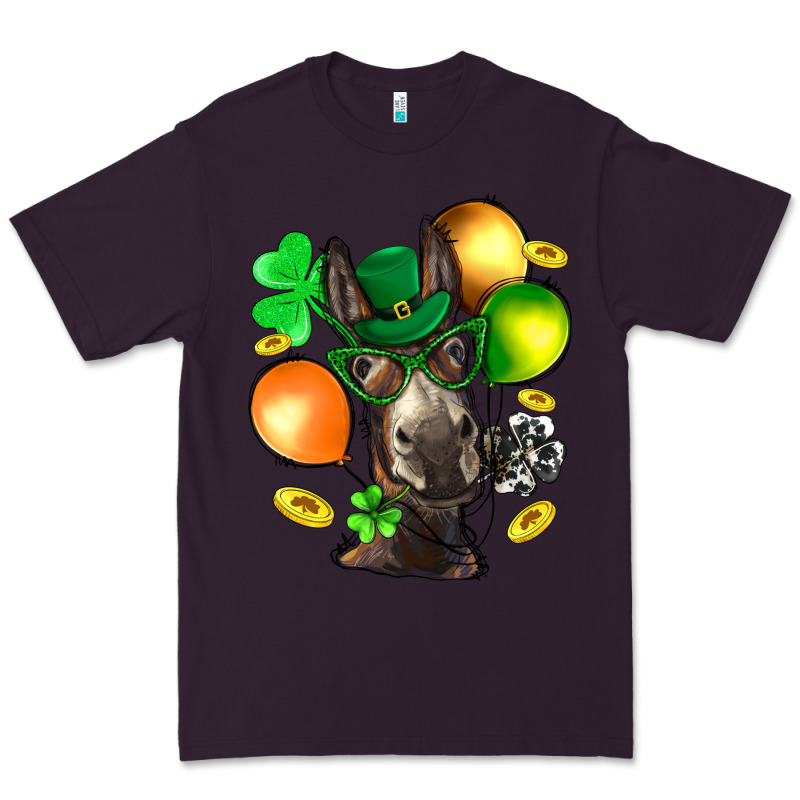 St. Patricks Clovers With Donkey Premium Tee by BundleAndBundleShop | Teevron