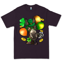 Plum St. Patricks Clovers With Donkey Premium Tee - BundleAndBundleShop