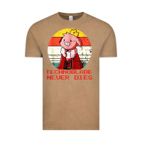 Vintage Coffee retro style technoblade merch cosplay Vintage Tee - artisFamous