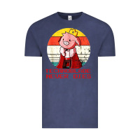 Vintage Denim retro style technoblade merch cosplay Vintage Tee - artisFamous