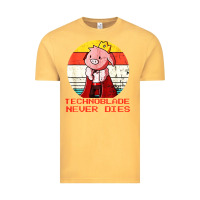Vintage Mustard retro style technoblade merch cosplay Vintage Tee - artisFamous
