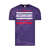 Cloud Purple funny accounting design   gift for accountants Vintage Tee - artisFamous