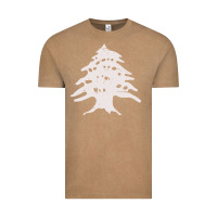 Vintage Coffee retro lebanon cedar  lebanese Vintage Tee - artisFamous