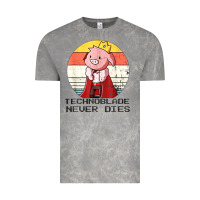 Cloud Rock retro style technoblade merch cosplay Vintage Tee - artisFamous