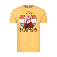 Vintage Mustard retro style technoblade merch cosplay Vintage Tee - artisFamous
