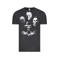 Vintage Black horror and scream film Vintage Tee - artisFamous
