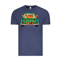 Vintage Denim i love fall truck Vintage Tee - artisFamous