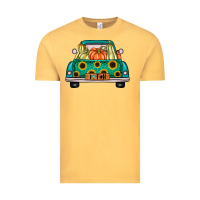 Vintage Mustard i love fall truck Vintage Tee - artisFamous