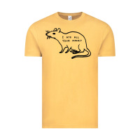 Vintage Mustard I Ate All Your Money Vintage Tee - artisFamous