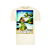 Vintage Arctic hawaii hula girl Vintage Tee - artisFamous