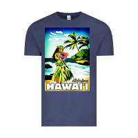 Vintage Denim hawaii hula girl Vintage Tee - artisFamous