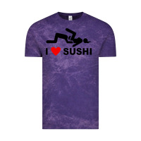 Cloud Purple i love sushi funny Vintage Tee - artisFamous
