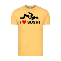 Vintage Mustard i love sushi funny Vintage Tee - artisFamous
