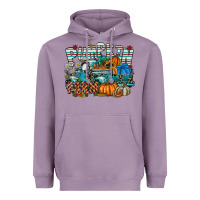 Lavender pumpkin farm Heavyweight Hoodie - SublimationCraftShop