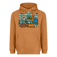 Meerkat pumpkin farm Heavyweight Hoodie - SublimationCraftShop