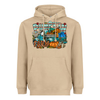Mushroom pumpkin farm Heavyweight Hoodie - SublimationCraftShop