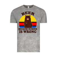 Cloud Rock funny beer because murder is wrong for drinking men lover Vintage Tee - artisFamous