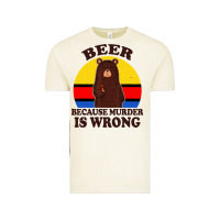 Vintage Arctic funny beer because murder is wrong for drinking men lover Vintage Tee - artisFamous