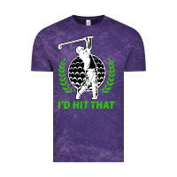 Id Hit That Funny Golfing Golf Vintage Tee | Teevron