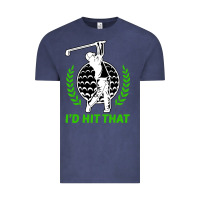 Vintage Denim id hit that funny golfing golf Vintage Tee - artisFamous