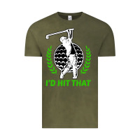 Vintage Olive id hit that funny golfing golf Vintage Tee - artisFamous