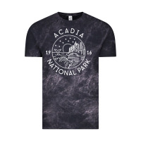 Cloud Black a.ca.di.a national park 1916 mai.ne bar harbor t sh Vintage Tee - artisFamous
